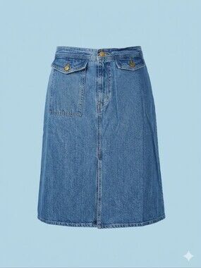 Levi's A-Line Mid-Length Denim Skirt (Size 29 / W29)
